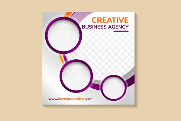 Download Business Agency Square Banner - Square Collection