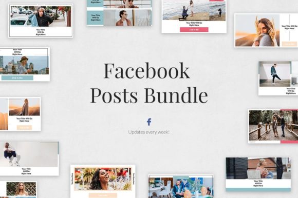 Download Facebook Post Social Media Bundle - Social media Collection