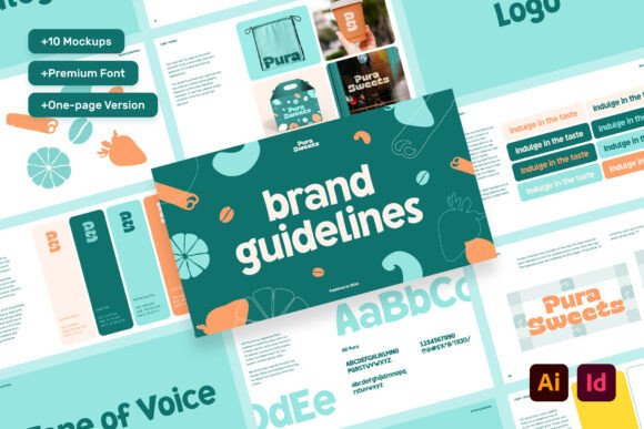 Download Pura Brand Guidelines Template - Brand guidelines Collection