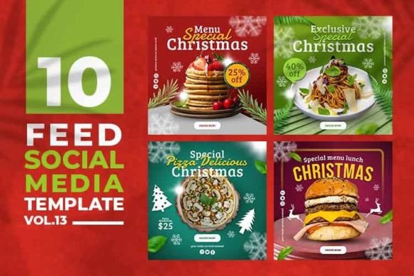 Download Christmas Social Media Template - Social media Collection