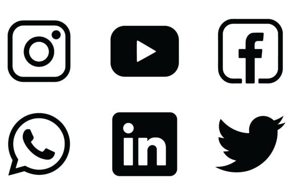 Download Social Media Flat Symbol Communication - Social media Collection