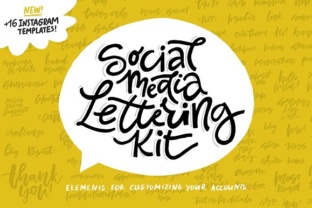Download Social Media Lettering Kit - Social media Collection