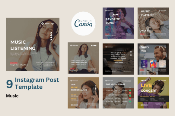 Download Social Media Feed for Music - Social media Collection