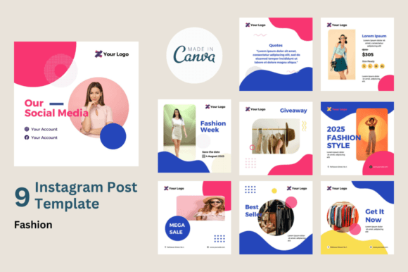 Download Social Media Feed for Fashion - Social media Collection