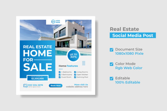 Download Real Estate Social Media Post Design - Social media Collection