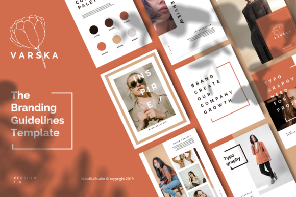 Download Varska - Keynote Brand Guidelines - Brand guidelines Collection