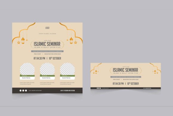 Download Islamic Webinar Social Media Template - Social media Collection