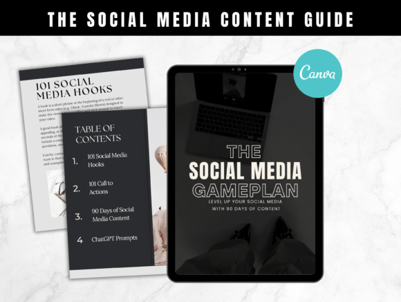 Download Social Media Content Guide Canva Templae - Social media Collection