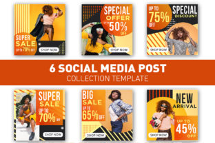 Download Social Media Post Orange Modern Template - Social media Collection