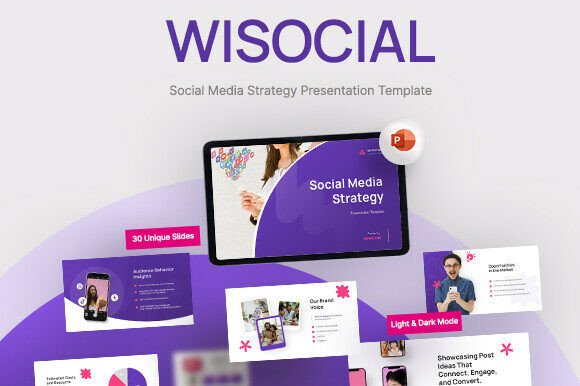 Download Wisocial – Social Media Strategy PPT - Social media Collection