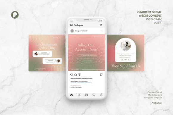 Download Gradient Social Media Content Instagram - Social media Collection