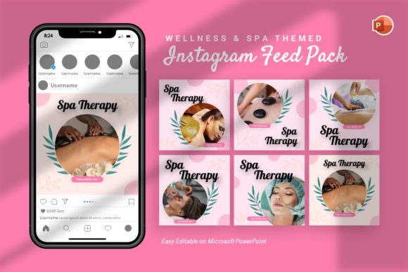 Download Instagram Feed - Wellness Template - Wellness template Collection