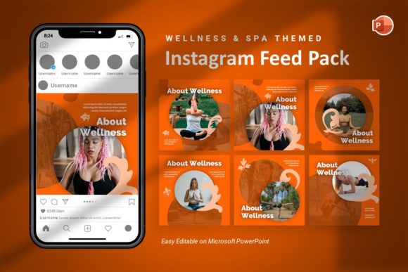 Download Instagram Feed - Wellness Template - Wellness template Collection