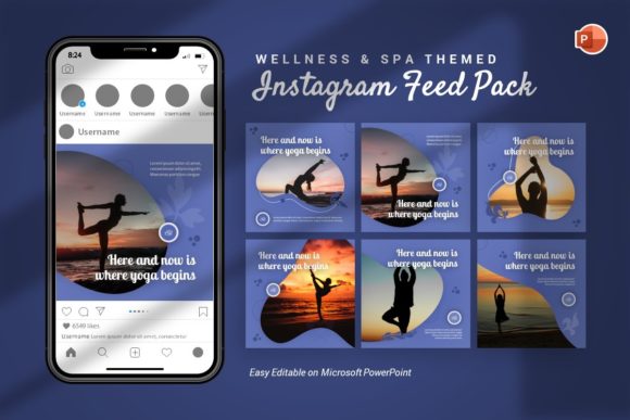 Download Instagram Feed - Wellness Template - Wellness template Collection